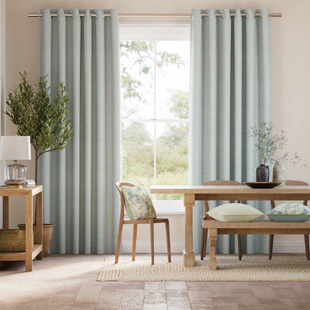 Eco-Friendly Riley Glacier Blue Curtains thumbnail image