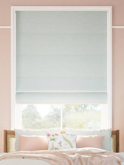 Eco-Friendly Riley Glacier Blue Roman Blind thumbnail image