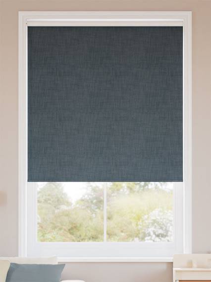 Choices Eco-Friendly Riley Prussian Blue Roller Blind thumbnail image