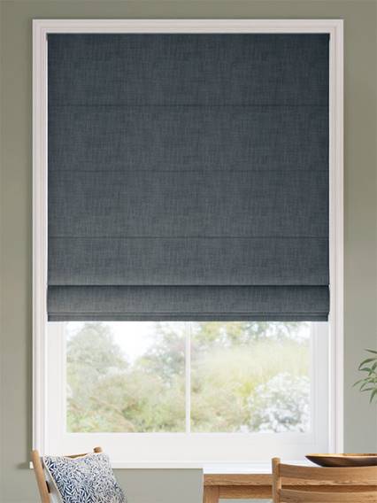 Eco-Friendly Riley Prussian Blue Roman Blind thumbnail image