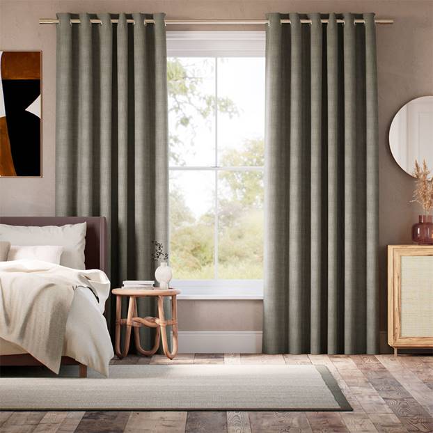 Eco-Friendly Riley Tuscan Brown Curtains thumbnail image