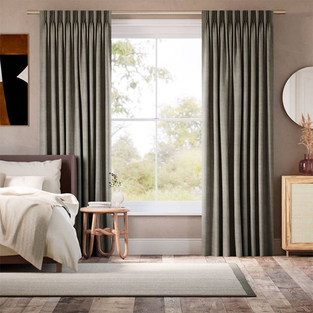 Eco-Friendly Riley Tuscan Brown Curtains thumbnail image