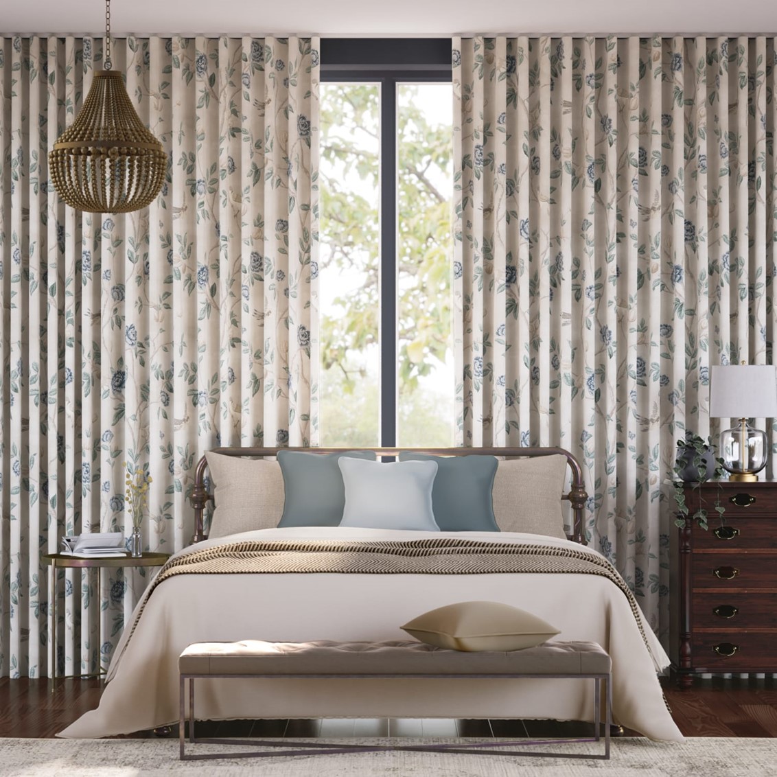 Eglantine Seaspray Curtains