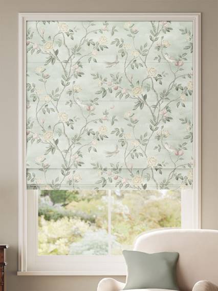 Eglantine Smoke Green Roman Blind thumbnail image