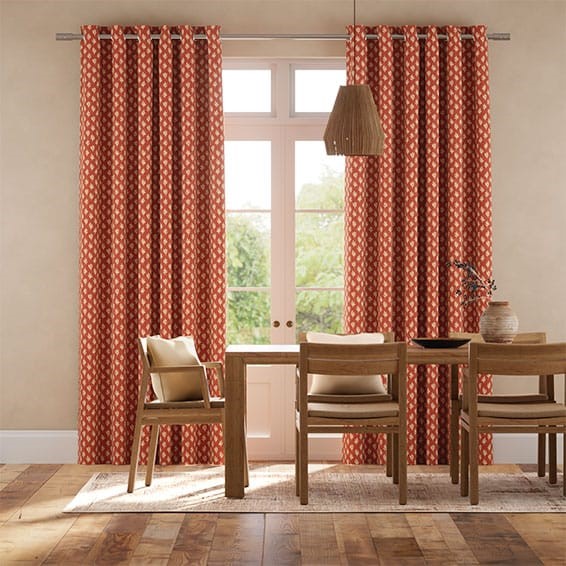 Eleanor Paprika Curtains