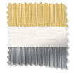 Electric Cardigan Stripe Flax Grey Roller Blind swatch image