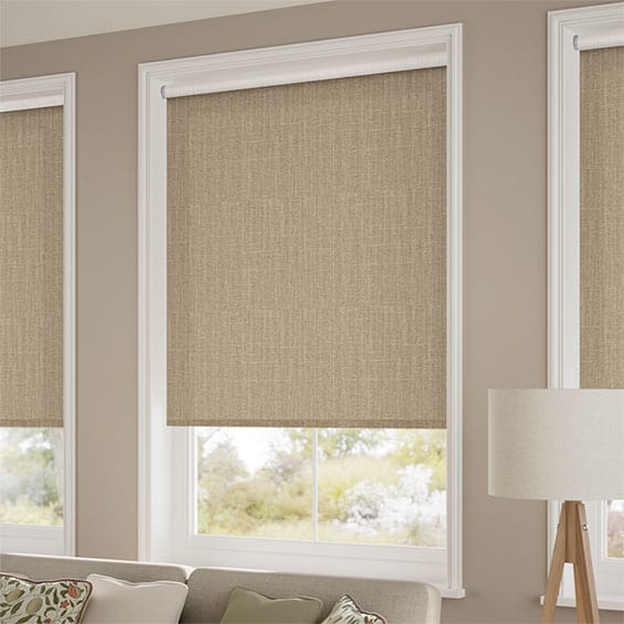 Electric Choices Cavendish Oatmeal Roller Blind