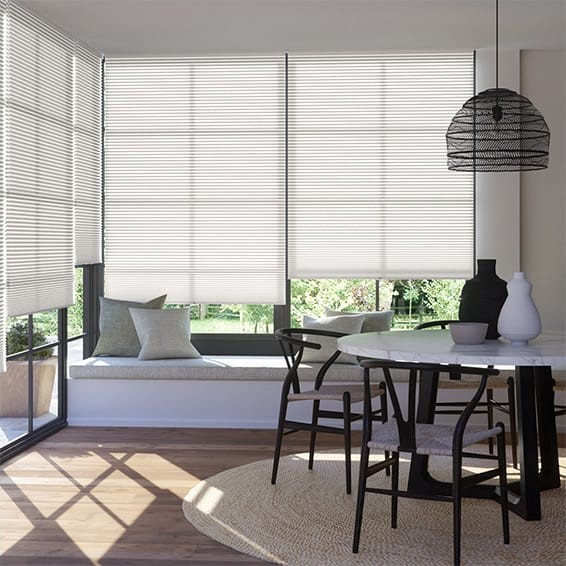 Electric DuoLight Cordless Pearl Thermal Blind
