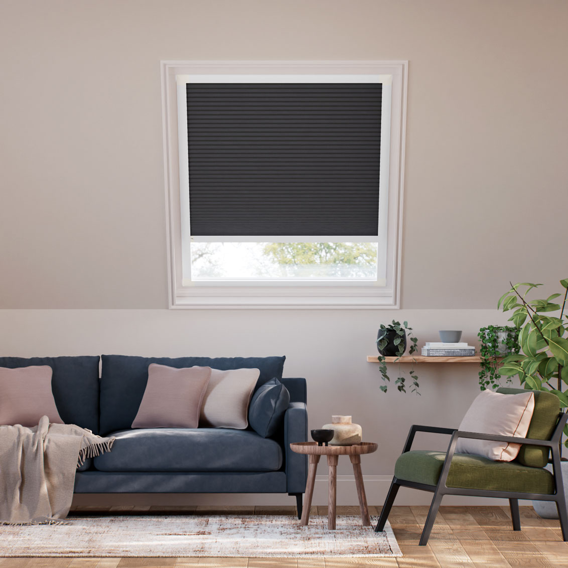 Electric Duoshade Anthracite Blackout Blind for VELUX® Windows