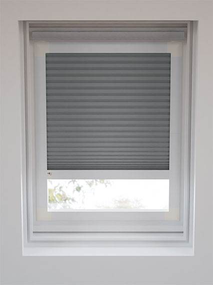 Electric Duoshade Nickel Grey for VELUX® Windows Blinds for VELUX® Windows thumbnail image
