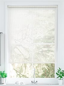 Electric Oculus Cotton White Roller Blind thumbnail image
