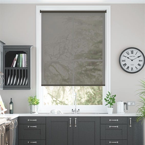 Electric Oculus Slate  Roller Blind