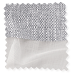 Electric Peyton Grey Wash & Cloud White Double Roman Blind sample image