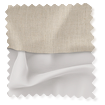 Electric Pure Linen & Coconut Double Roman Blind sample image