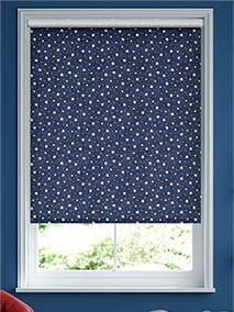 Electric Starry Skies Blue Roller Blind thumbnail image