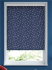 Electric Starry Skies Blue Roller Blind thumbnail image