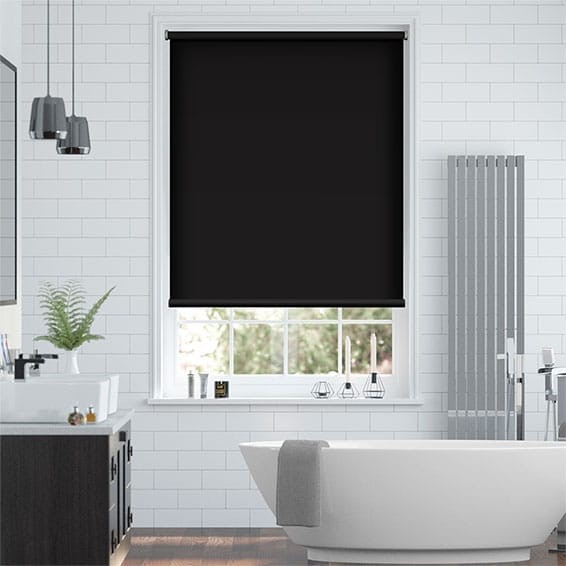 Electric Blackout Titan Atomic Black Roller Blind