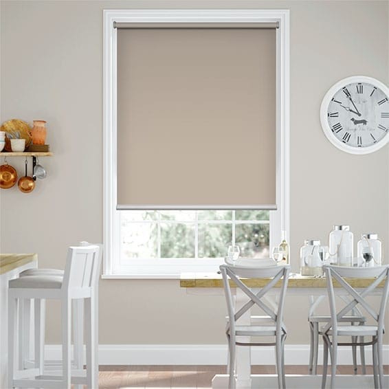 Electric Blackout Titan Carrington Beige Roller Blind