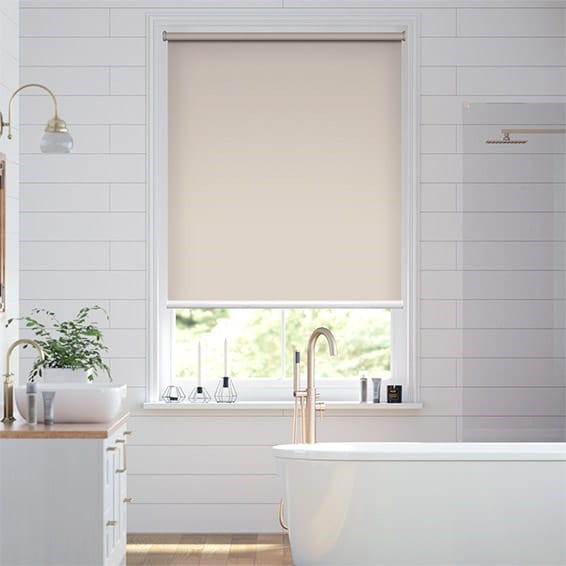 Electric Titan Blackout Sandstone Roller Blind