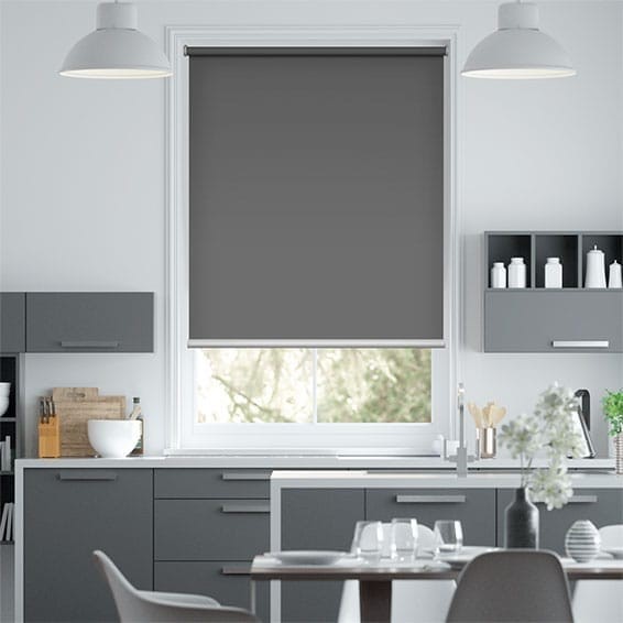 Electric Blackout Titan Wrought Iron Roller Blind