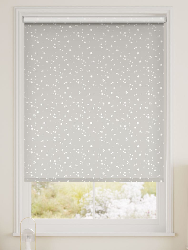 Electric Twinkling Stars Blackout Cloud Roller Blind thumbnail image