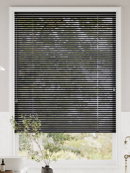 Elements Gloss Black Venetian Blind thumbnail image