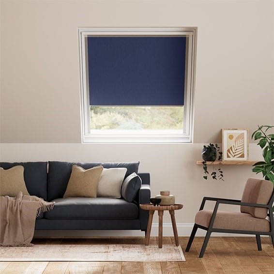 Elements Royal Blue Blackout Blind for FAKRO® Windows