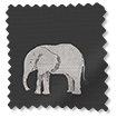Elephant Deep Navy Curtains sample image