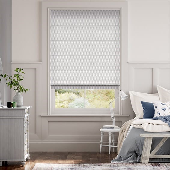 Elision Silver Roman Blind