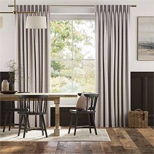 Ella Stripe Cappuccino Curtains thumbnail image