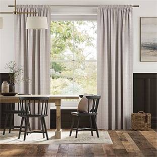 Ella Stripe Cappuccino Curtains thumbnail image