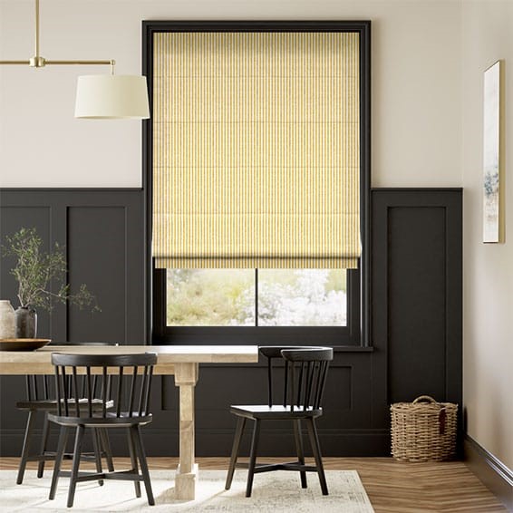 Ella Stripe Honey Roman Blind