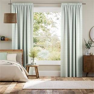 Ella Stripe Mint Curtains thumbnail image