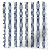 Ella Stripe Navy Curtains swatch image