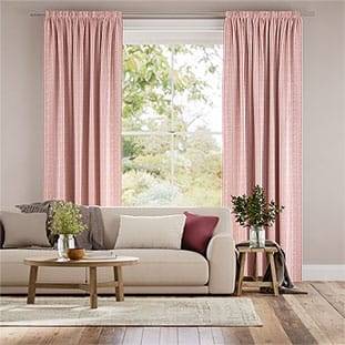 Ella Stripe Strawberry Curtains thumbnail image