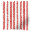 Ella Stripe Strawberry Curtains swatch image