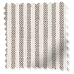Complete Blackout Ella Stripe Cappuccino Curtain sample image