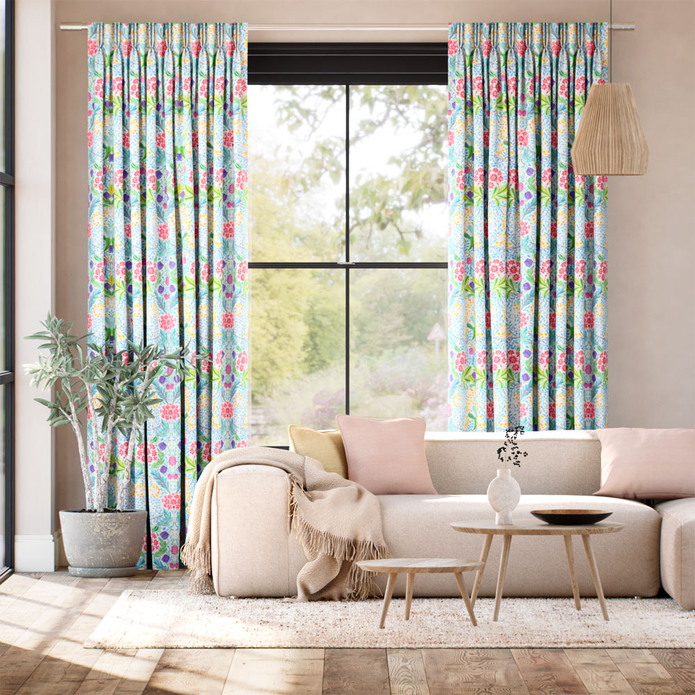 Elm House Summer Green Curtains thumbnail image