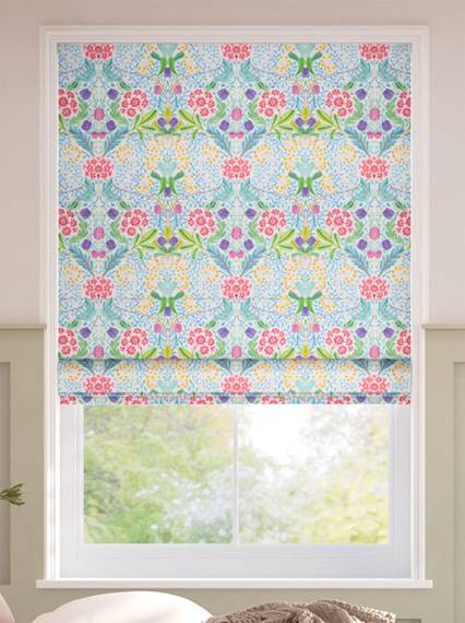 Elm House Summer Green Roman Blind thumbnail image