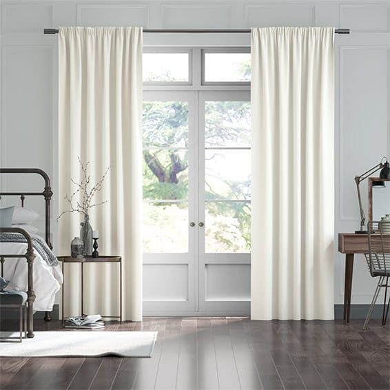 Elodie Classic White Curtains