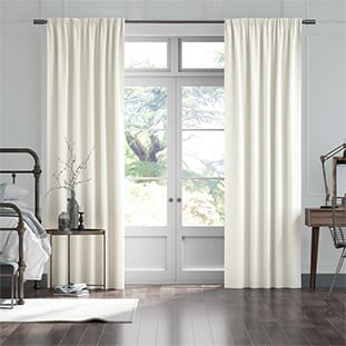 Elodie Classic White Curtains thumbnail image