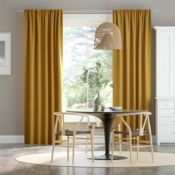 Elodie Ochre  Curtains