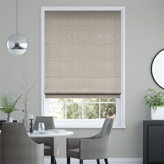 Elysee Platinum Roman Blind