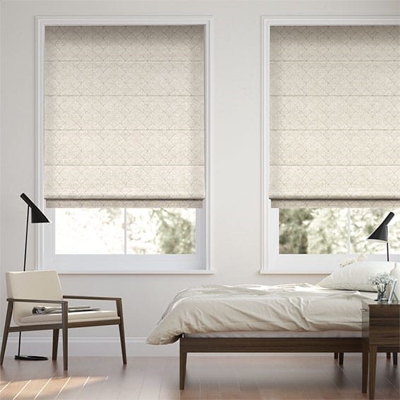 Elysee Wheat Roman Blind