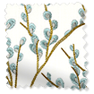 Emilia Embroidered Sky Curtains swatch image