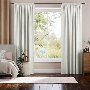 Emperor Faux Silk Snow Curtains thumbnail image