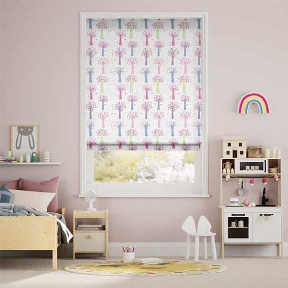 Enchanted Forest Candy Roman Blind