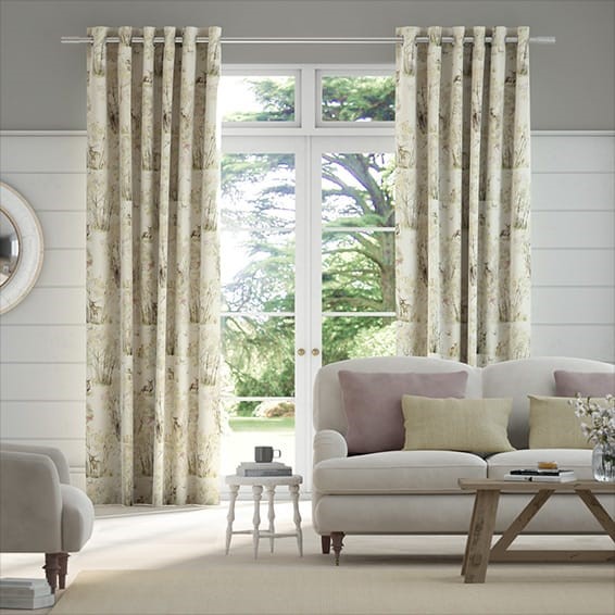 Enchanted Forest Linen Curtains