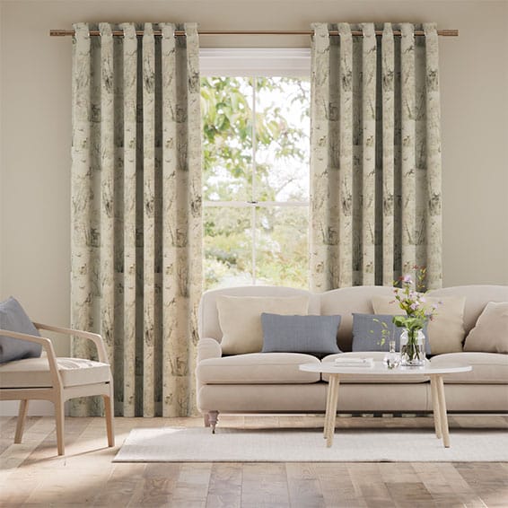 Enchanted Forest Linen Curtains