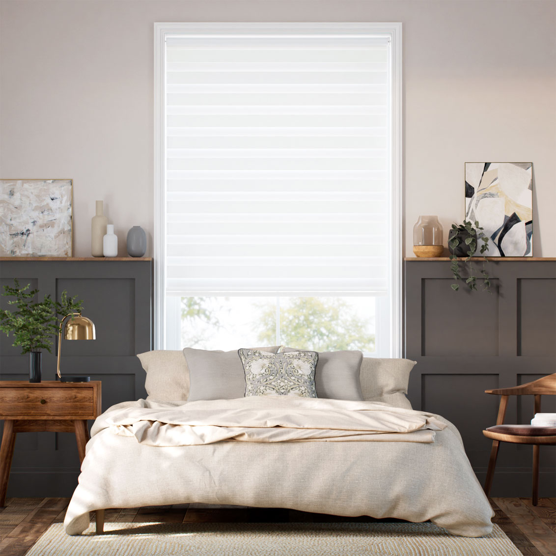 Enjoy Warm White Roller Blind